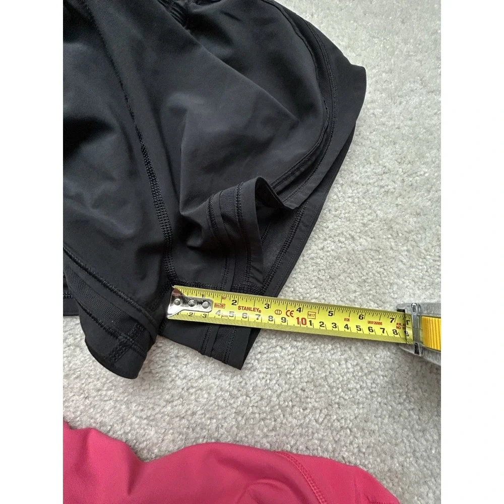 3PC Lululemon Women's Size 4 Hotty Hot Speed Up Shorts 3